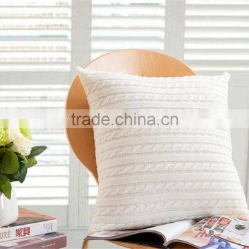 2015 fashion home office white cashmere pillow cover