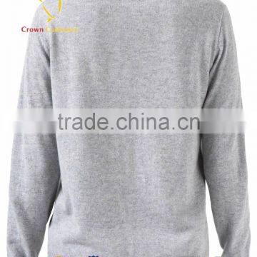 100 Cashmere Grey Women Winter Pure Custom Design Sweater photo-6