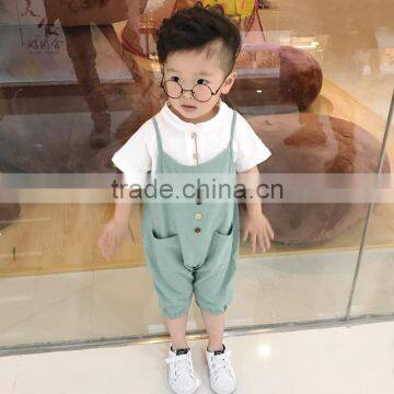 S16953A Fashion Casual Kids Boys Suspender Trousers photo-3