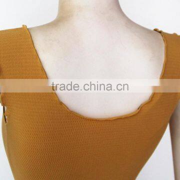 Plain Seamless Lady Fashion Nude Tank Top photo-3