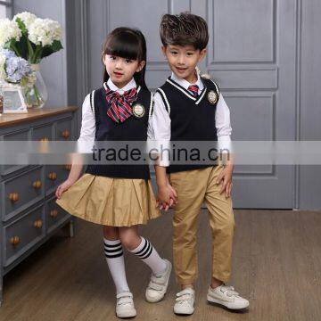 Custom Latest Design Kids School Clothes Sale Quality School Uniforms for Boys and Girls photo-3