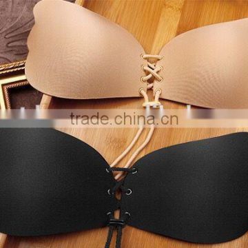 Wholesale Push-Up Strapless Backless Self-Adhesive Gel Magic Stick Invisible women Bra