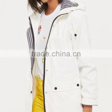 2017 OEM Hot Sale Petite Anti-wind Jacket With Patch Pockets for Women photo-2