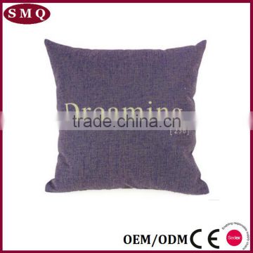 100% cotton linen wholesale printed cushion covers