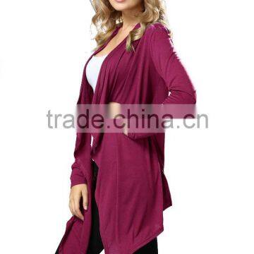 Top High Quality Lady Clothing Customize Ladies Long Outerwear For Women 2017 photo-6