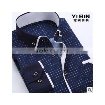 In Stock China Shirt Manufacturer Full Size Printing Long Sleeve Fashionable Fancy Printed Rounded Hem Cotton T-shirt photo-3