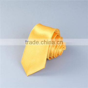 Polyester Necktie Golden Yellow Classic Neckties photo-3
