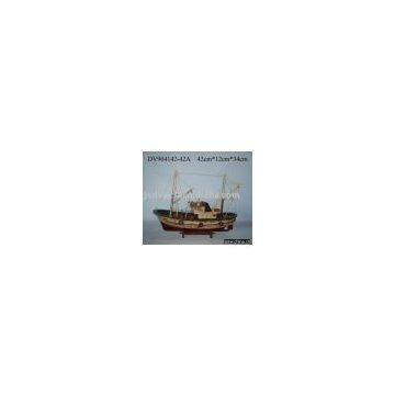 Model fishing boat/wooden boat/model boat