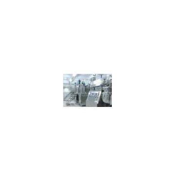 Custom Emulsification Machine, Electric Heating 500L tilting Vacuum Emulsifying Mixer