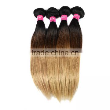 Alibaba 2017 fast shipping cheap hair product 3 tone color ombre hair extensions