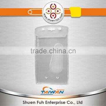 Plastic id Holder Badge Lanyard and Card Holder up Loaded Type