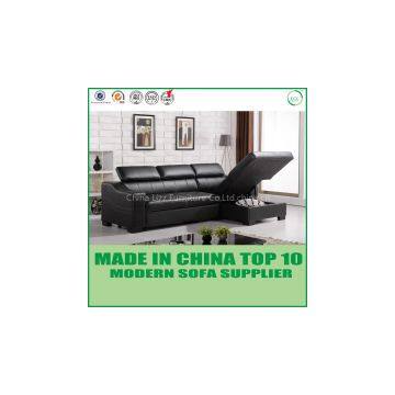 foshan sofa factory functional leather sofa bed