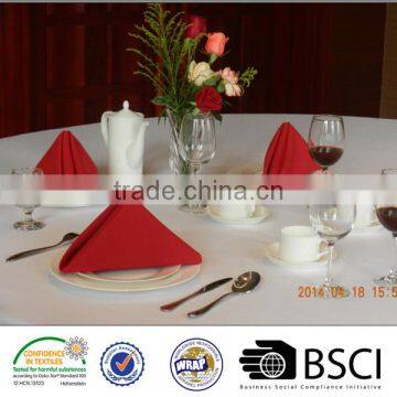 7.2oz premium spun polyester napkin and table linens for restaurant