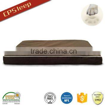 100% polyurethane memory foam dog bed waterproof/waterproof dog bed fabric