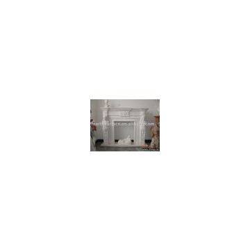 marble fireplace