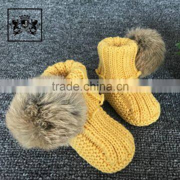 Winter Autumn Cute 2017 Knitting Baby Shoes