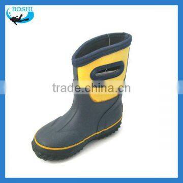 Boys rubber boots neoprene lining