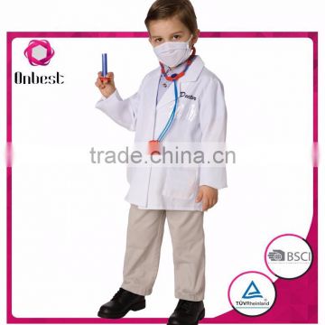 Onbest China supplier comfortable cute quality uniform doctor costume halloween&carnival career costume for children's cloth