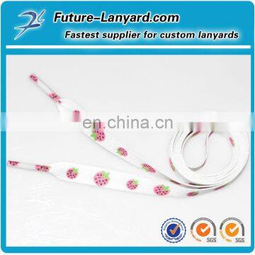Colorful flat polyester shoelaces