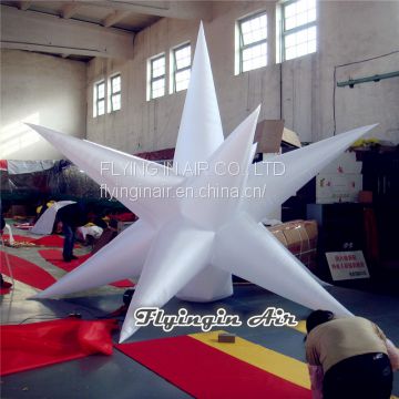 Giant 5m Height Air Lighting Star Inflatable Balloons for Exhibition and Advertising