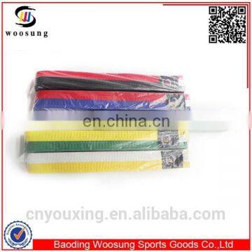 Martial art taekwondo belt colors suplier sabuk taekwondo