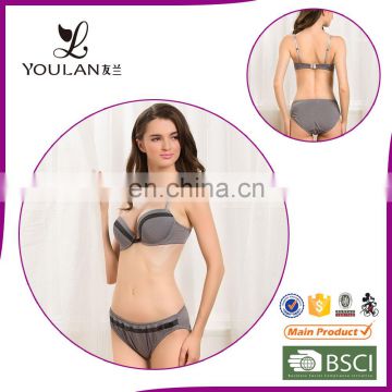 Low Price Fitness Sexy Women Push Up Bra And Underwear