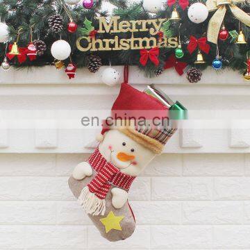 Amazing Christmas Gifts Santa Claus Snowman Elk Christmas Stocking