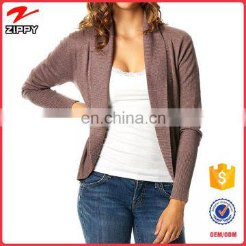 Dusty Pink Pretty Ladies Pocket Oversized Knitted Women Cardigan Sweater