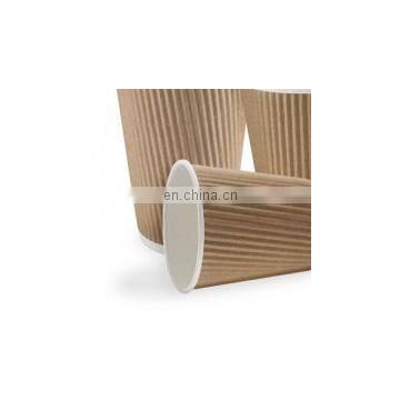 Kraft Double Wall Ripple Coffee Cups photo-6