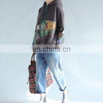 Fashion Hooded Sweater Winter Women Casual Short Sweatshirt Pullover Hoodies photo-4