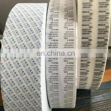 Desiccant packaging paper/silica gel desiccant packaging paper/28g grease proof paper