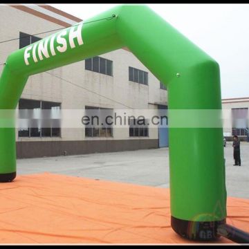 Green Colors Durable Inflatable Marathon Race Finish Line Arch Inflatable Archway For Sale