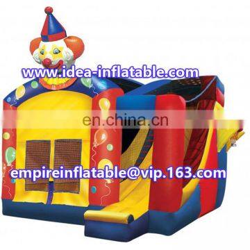 combo castle inflatable clown jumping house for home use ID-CB092