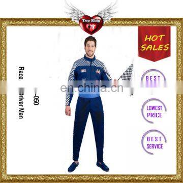 Hot sales American Race Driver Long Dress Halloween Mens Costumes