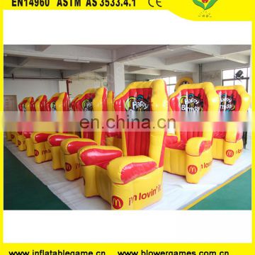 Custom inflatable heavy duty chair for promotion