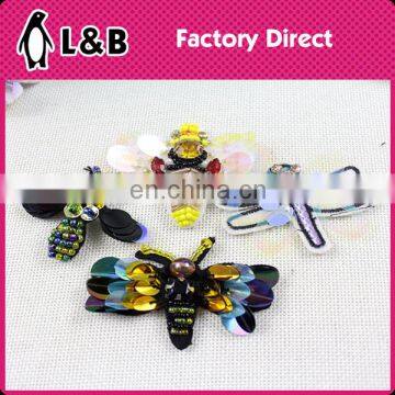 2017 DIY Iron On/sew-on Animal Embroidery Appliques With Sequins/beads Embroidered Slim Patch photo-6