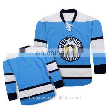 10% discount custom design team uniform high quality pittsburgh penguins hockey jersey