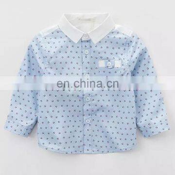 T-BSS003 Chinese Clothing Manufacturers New Style Fashion Boys Printed Shirt photo-3