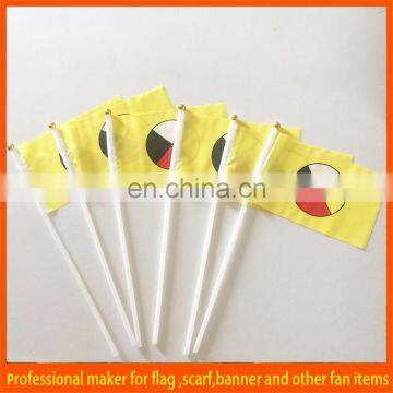 cheap hand flag waving flag for sports or events