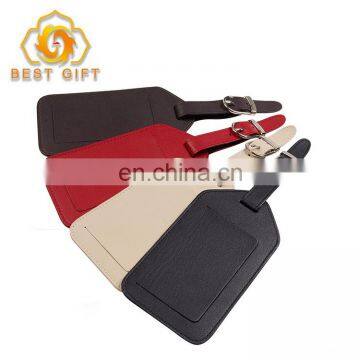 Chinese Supplies Various Colors Luggage Tag Leather