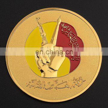 Custom cheap Victory gestures 24k gold army souvenir coin