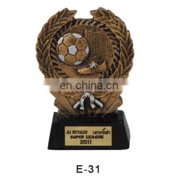 Resin award football sport trophy