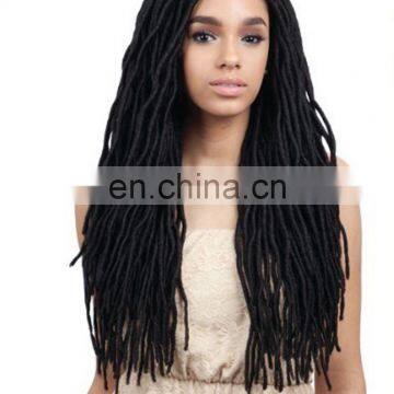 Soft wave braid bundle weft hair extensions dreadlocks