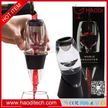 HD-XJ0013 LED Wine Aerator Pourer Multi Stage Design With Gift Fast Wine Aerator Decanter photo-2