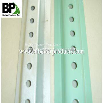 steel metal sign post for traffic signal equipment