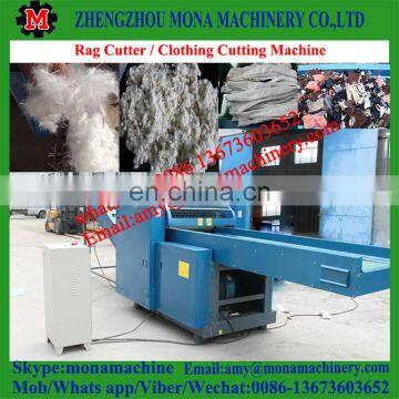 Fully Automatic Cotton Yarn Recycling Crushing Fiber Chopping Old Waste Clothes Cutter Cloth Cutting Machine Price photo-5