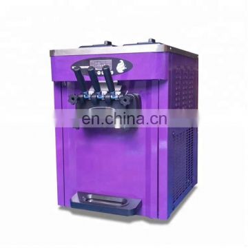 Table Top 3 Flavor Commercial Soft Serve Ice Maker Machine Yogurt Ice Cream Making Machine Soft Serve Ice Cream Machine