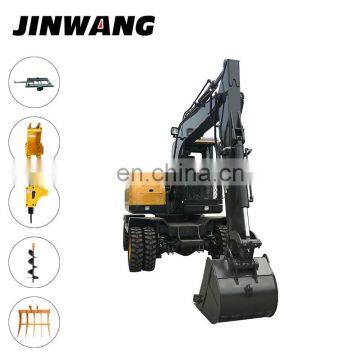 CE Approved Wheel Tire Trench Excavator Machine Made in China photo-7
