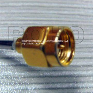 Gold Plated RF Wire Connector SMA Female Connector Straight for Rg174 Rg58 Cable Assembly