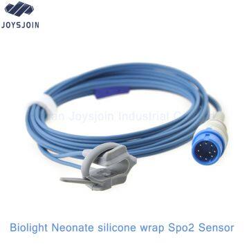 Biolight Neonate silicone wrap Reusable Spo2 Sensor Round 9Pin